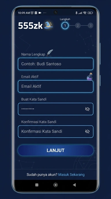 Panduan Mudah Buat Akun Baru 555zk
