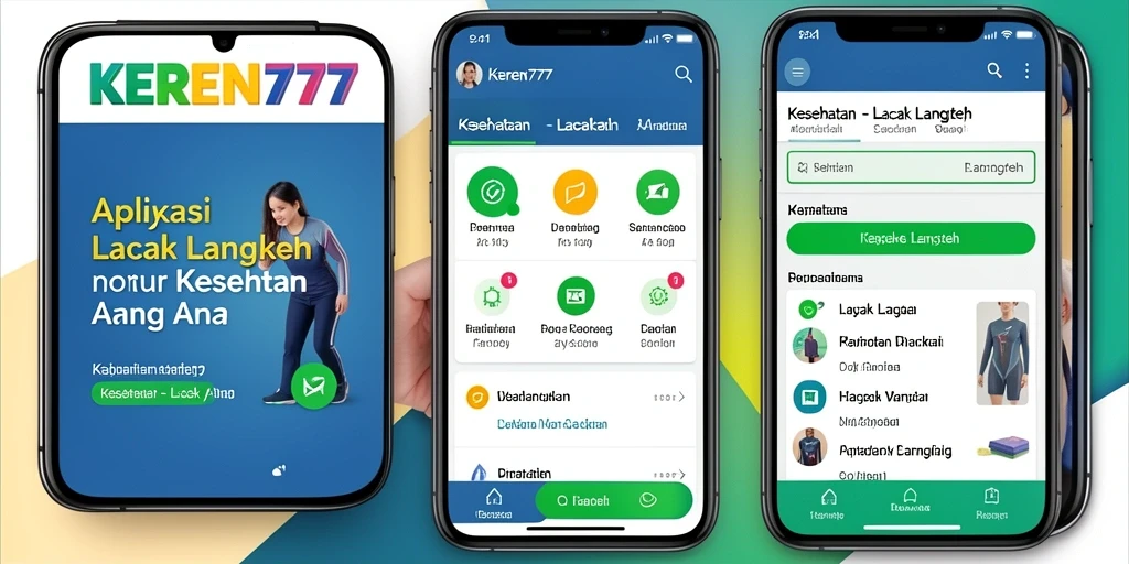 Antarmuka intuitif aplikasi KEREN777 yang mudah digunakan.