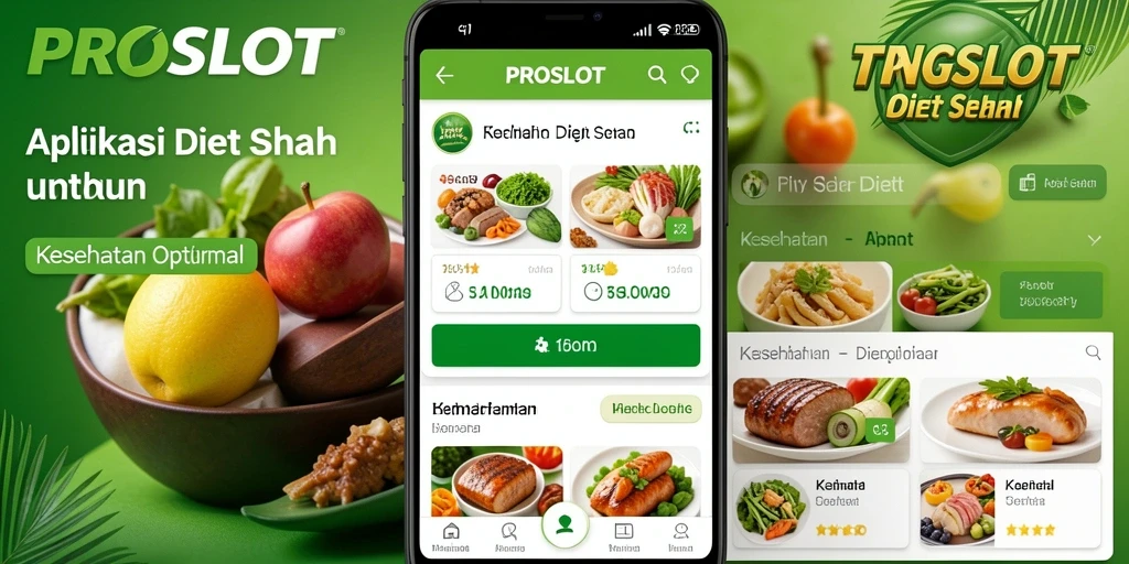 Tampilan antarmuka aplikasi PROSLOT yang menarik dan informatif.
