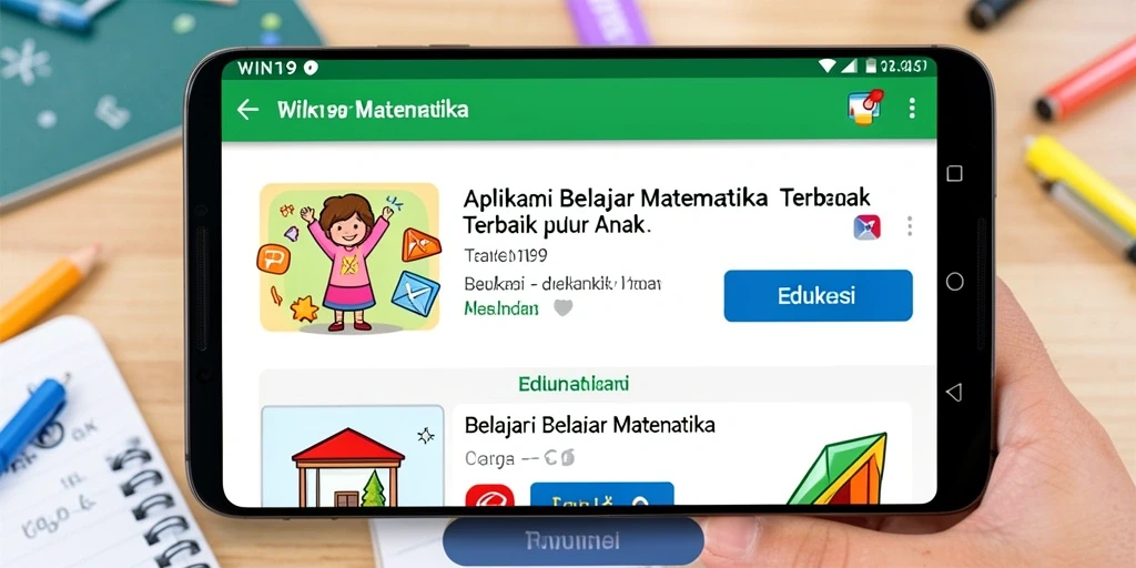 Tampilan antarmuka aplikasi WIN199 yang interaktif dan menarik.
